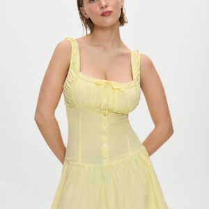 christa rayon mini dress