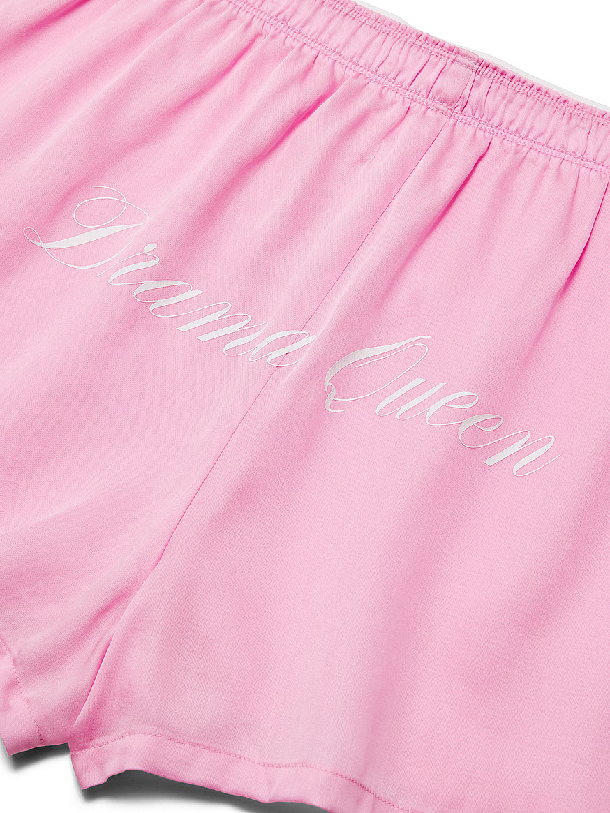 silky sleep boxy pajama shorts silky sleep boxy pajama shorts