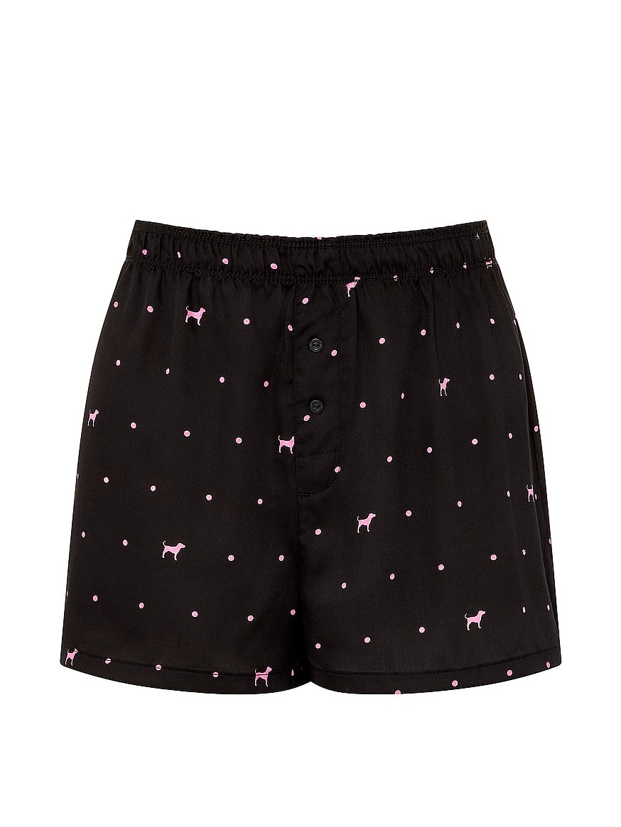 silky sleep boxy pajama shorts silky sleep boxy pajama shorts