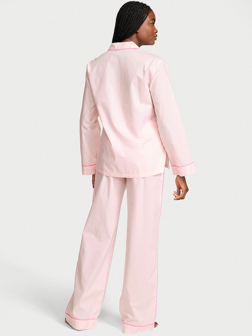 heritage cotton long pajama set heritage cotton long pajama set