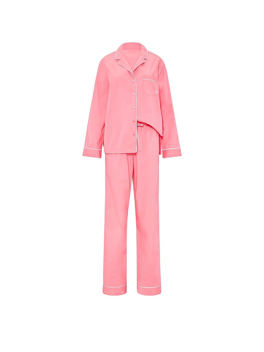 heritage cotton long pajama set heritage cotton long pajama set