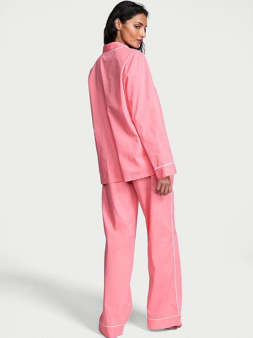 heritage cotton long pajama set heritage cotton long pajama set