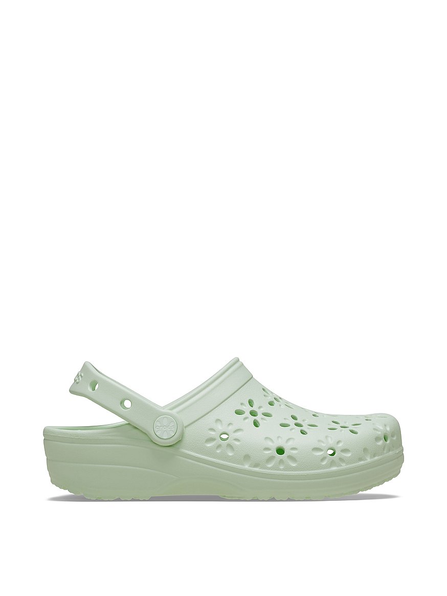 classic floral cut out clog classic floral cut out clog