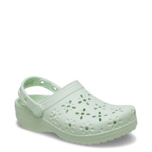 classic floral cut out clog