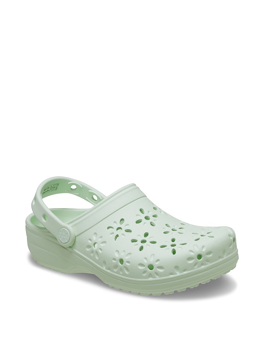 classic floral cut out clog classic floral cut out clog