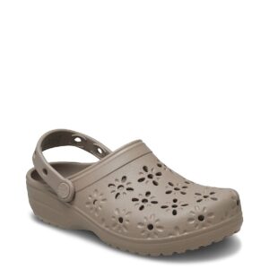 classic floral cut out clog
