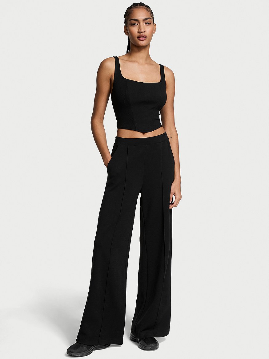 vsx featherweight knit wide leg pant vsx featherweight knit wide leg pant