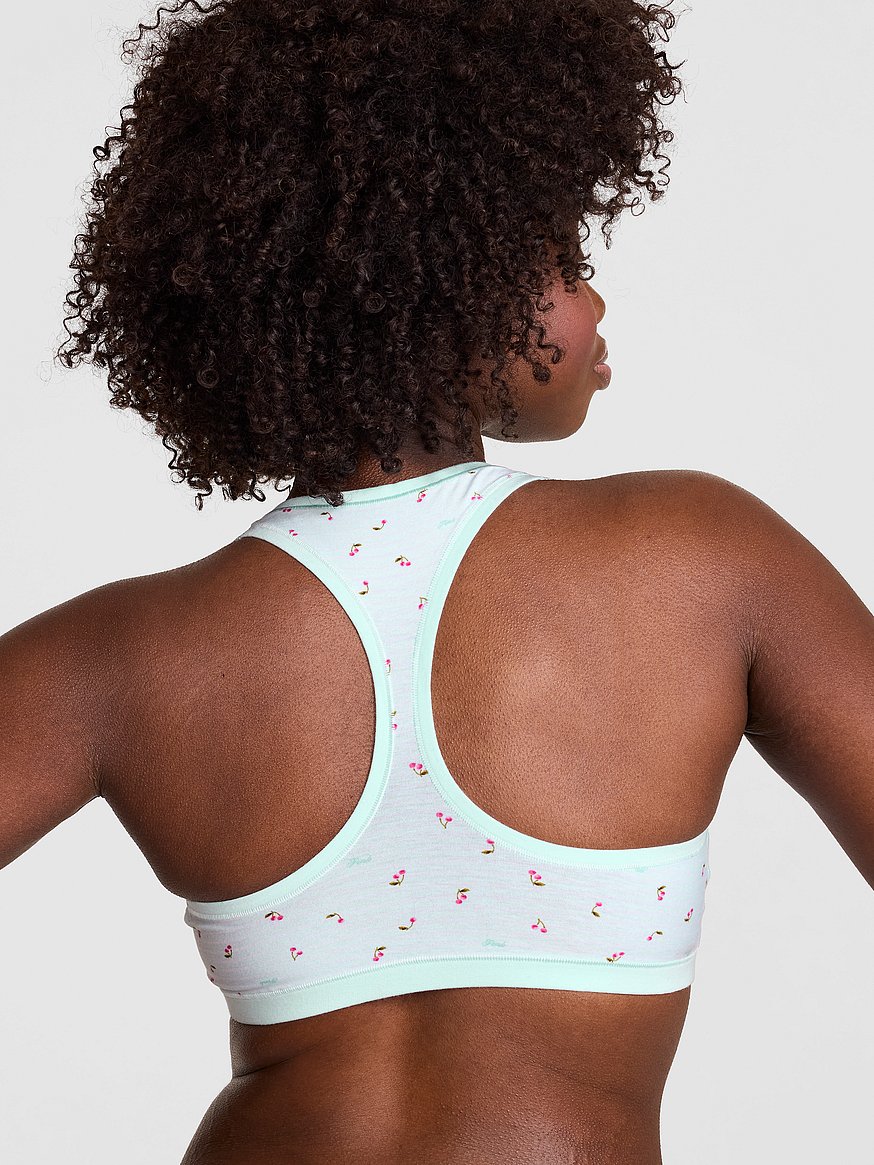 cotton dorm unlined racerback bralette cotton dorm unlined racerback bralette