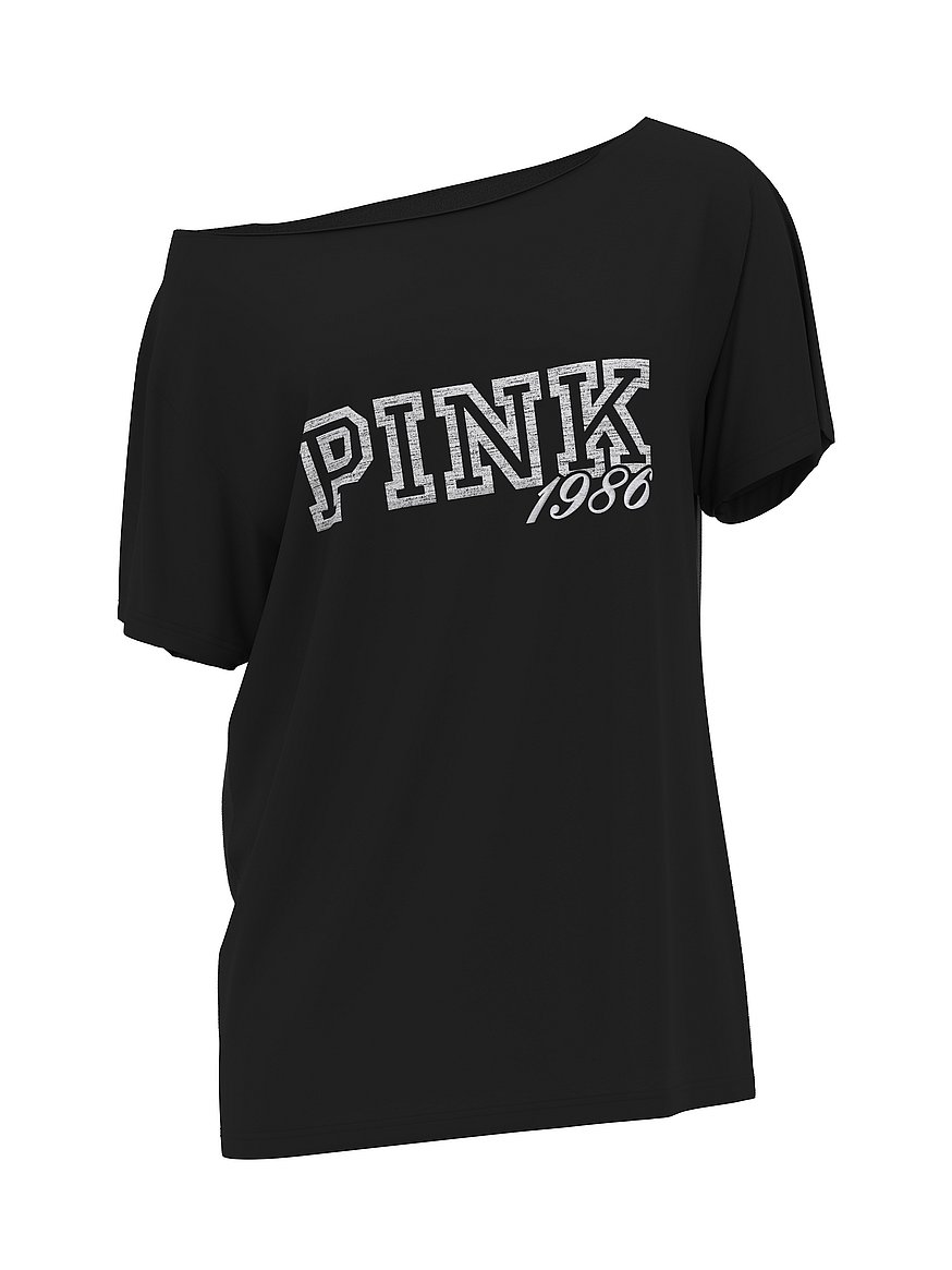campus cotton™ off the shoulder tee campus cotton™ off the shoulder tee