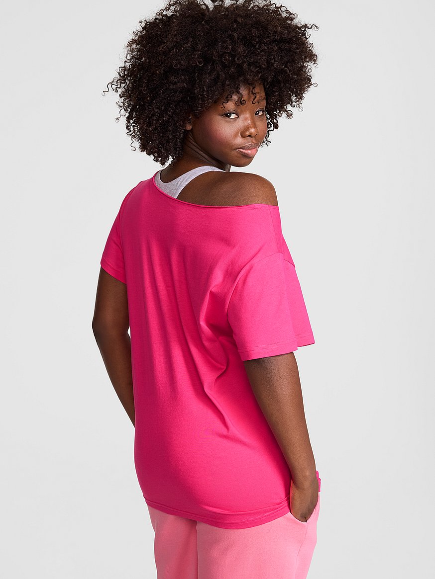 campus cotton™ off the shoulder tee campus cotton™ off the shoulder tee