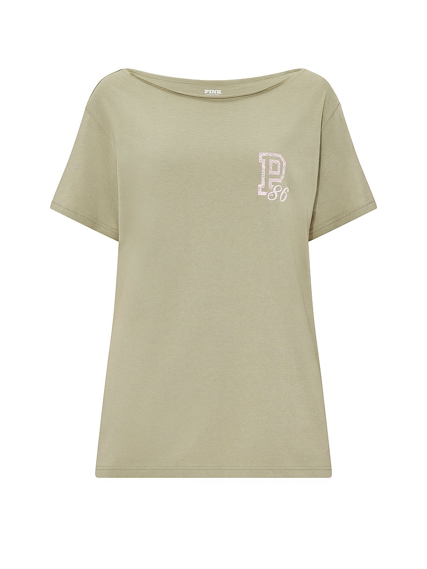 campus cotton™ off the shoulder tee campus cotton™ off the shoulder tee