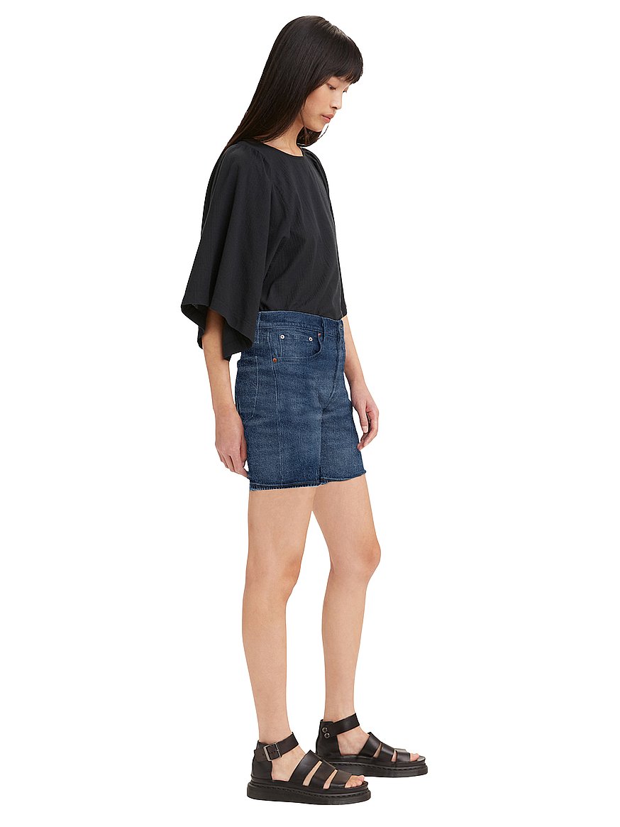 levi's® women's 501® mid thigh shorts levi's® women's 501® mid thigh shorts