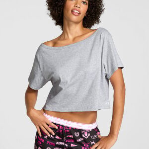 slouchy cropped sleepshirt
