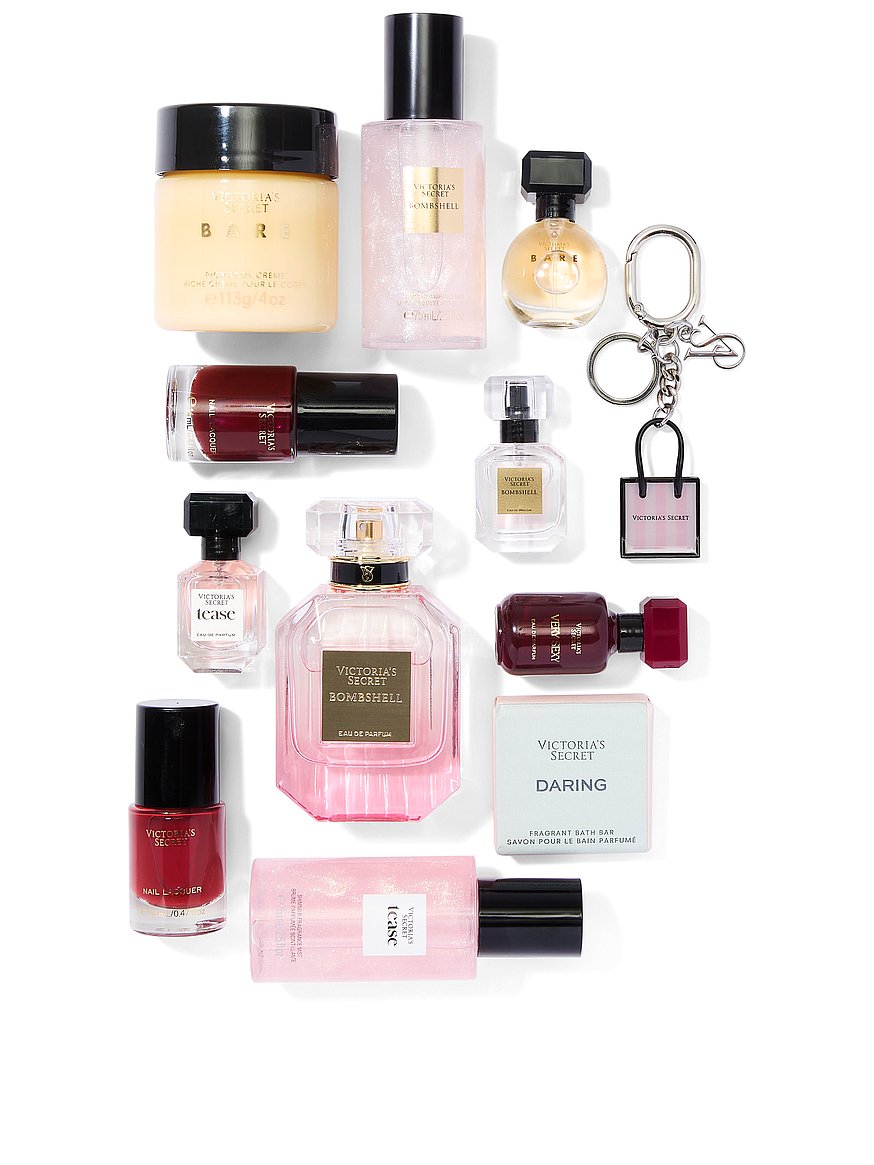 12 piece fragrance wardrobe gift set ft. signature eau de parfums + exclusive mists, body care, & more 12 piece fragrance wardrobe gift set ft. signature eau de parfums + exclusive mists, body care, & more