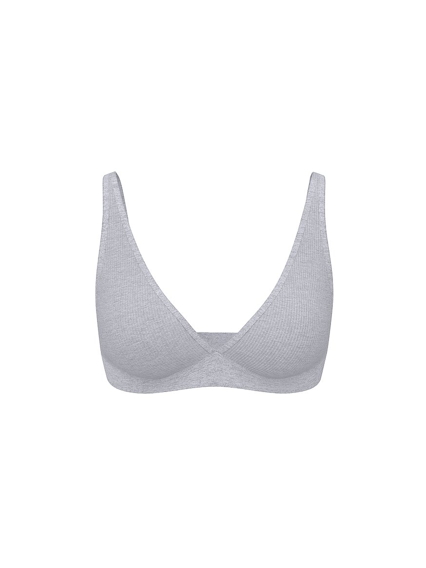 cotton dorm unlined plunge bralette cotton dorm unlined plunge bralette