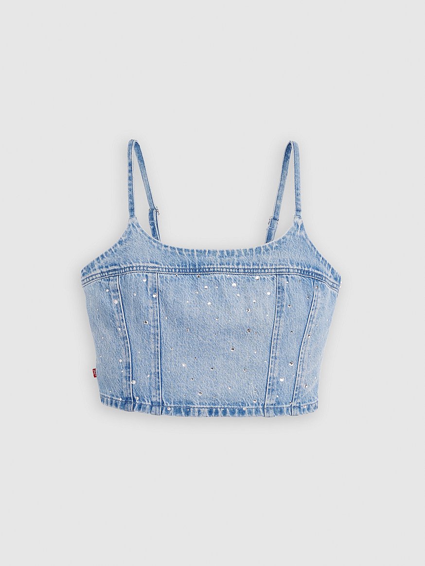 levi's® jadine denim cami tank levi's® jadine denim cami tank