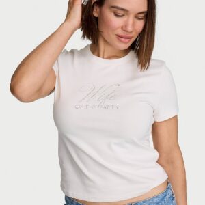 stretch cotton fitted tee