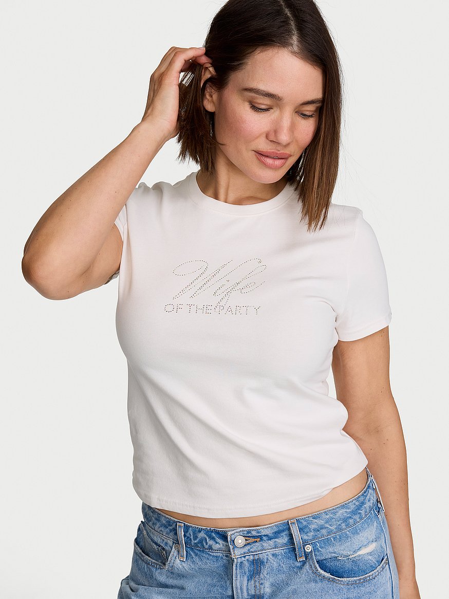 stretch cotton fitted tee stretch cotton fitted tee