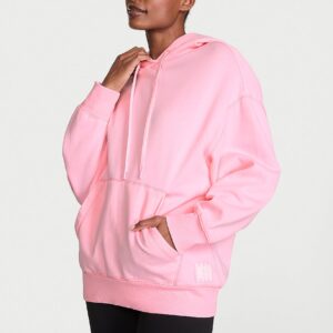 iconic fleece relaxed hoodie