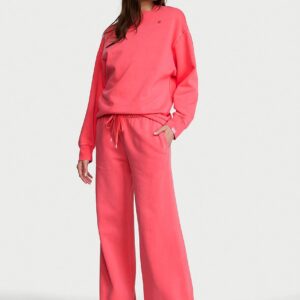 iconic fleece wide leg sweatpant