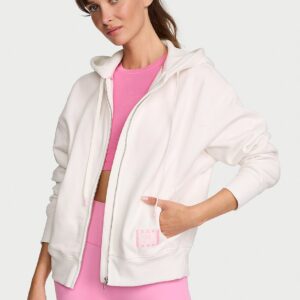 iconic fleece full zip hoodie