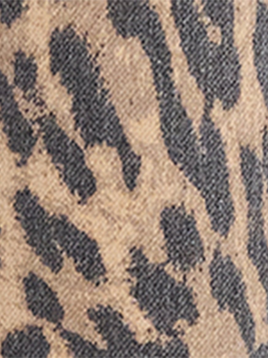 leopard good icon straight diamond jeans leopard good icon straight diamond jeans
