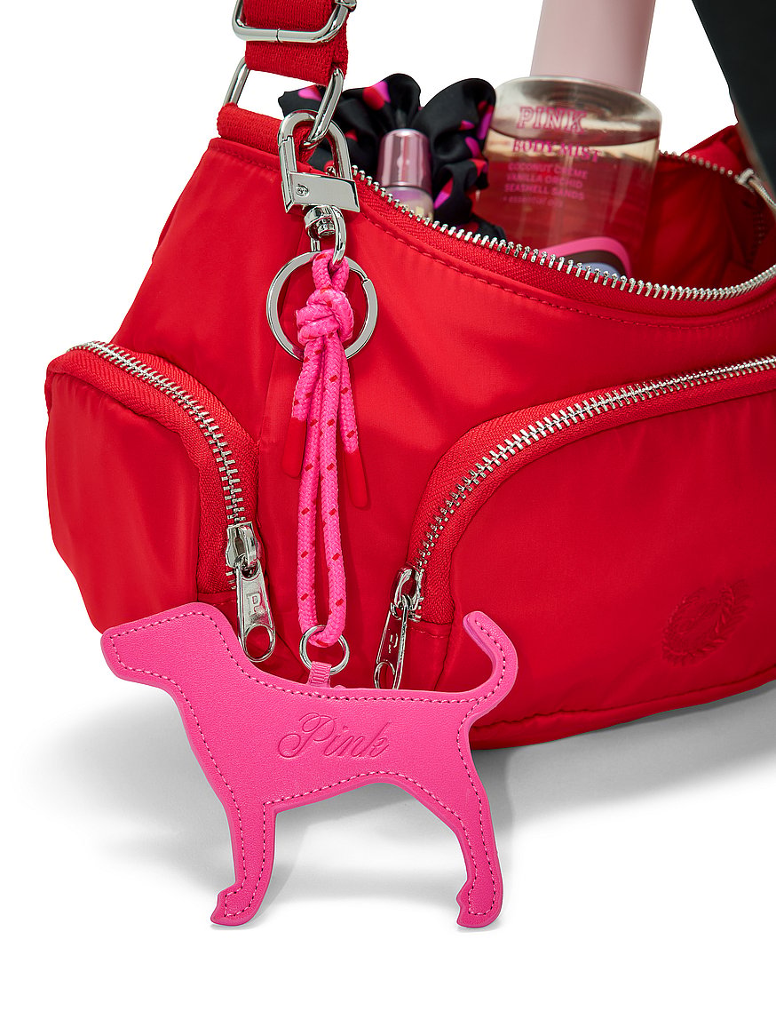 corded dog keychain charm corded dog keychain charm