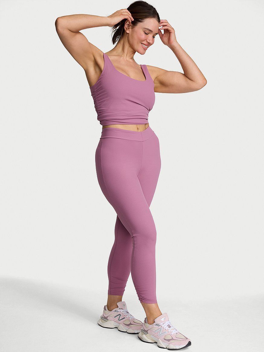 vsx elevate™ rib ruched v waist legging vsx elevate™ rib ruched v waist legging