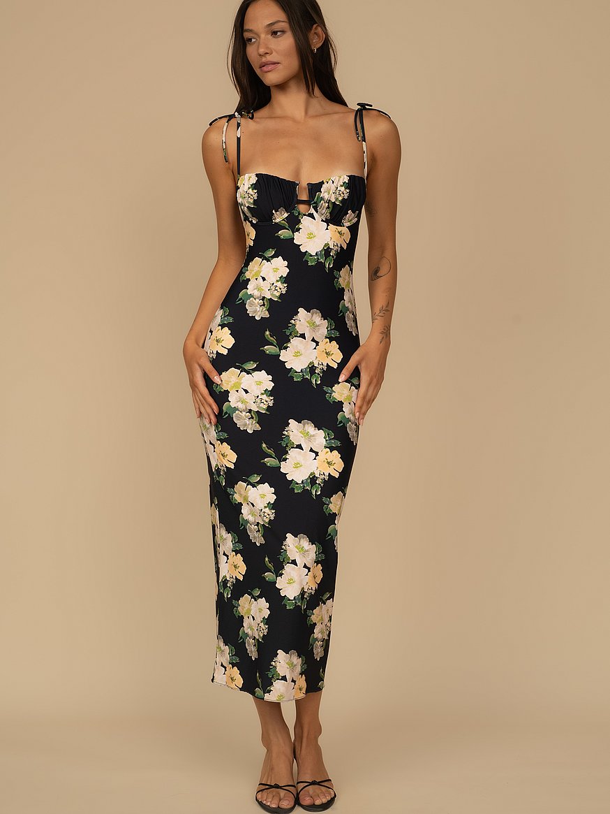 petal long slip dress petal long slip dress
