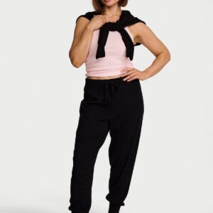 luxe knit jogger pants