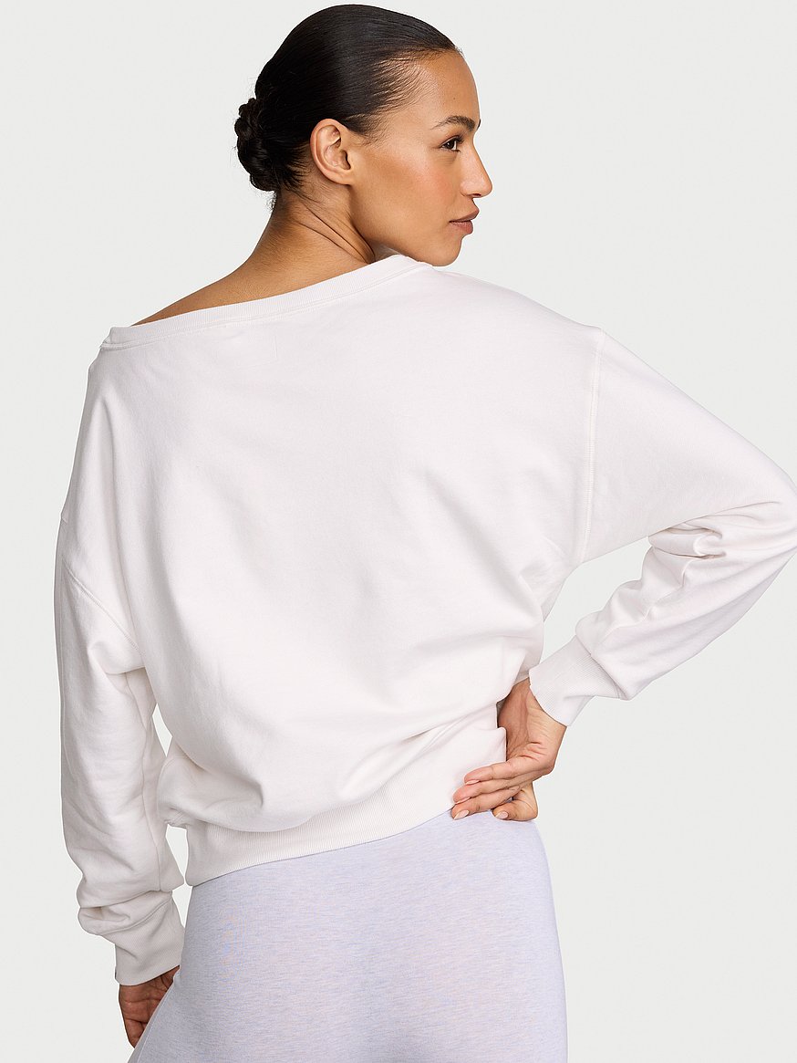 off duty terry boatneck sweatshirt off duty terry boatneck sweatshirt