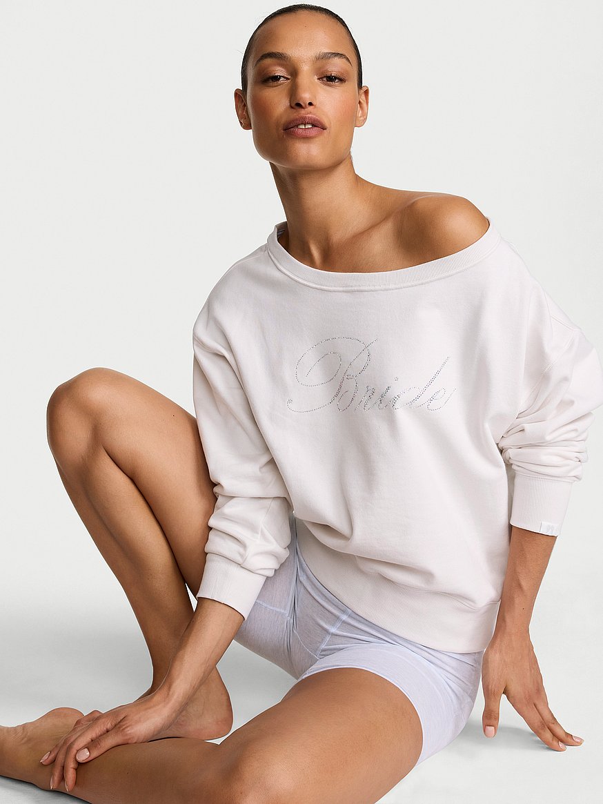 off duty terry boatneck sweatshirt off duty terry boatneck sweatshirt