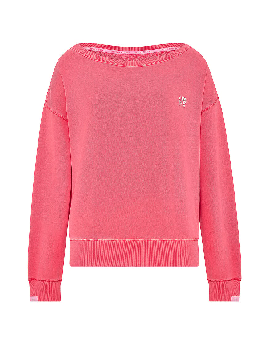 off duty terry boatneck sweatshirt off duty terry boatneck sweatshirt