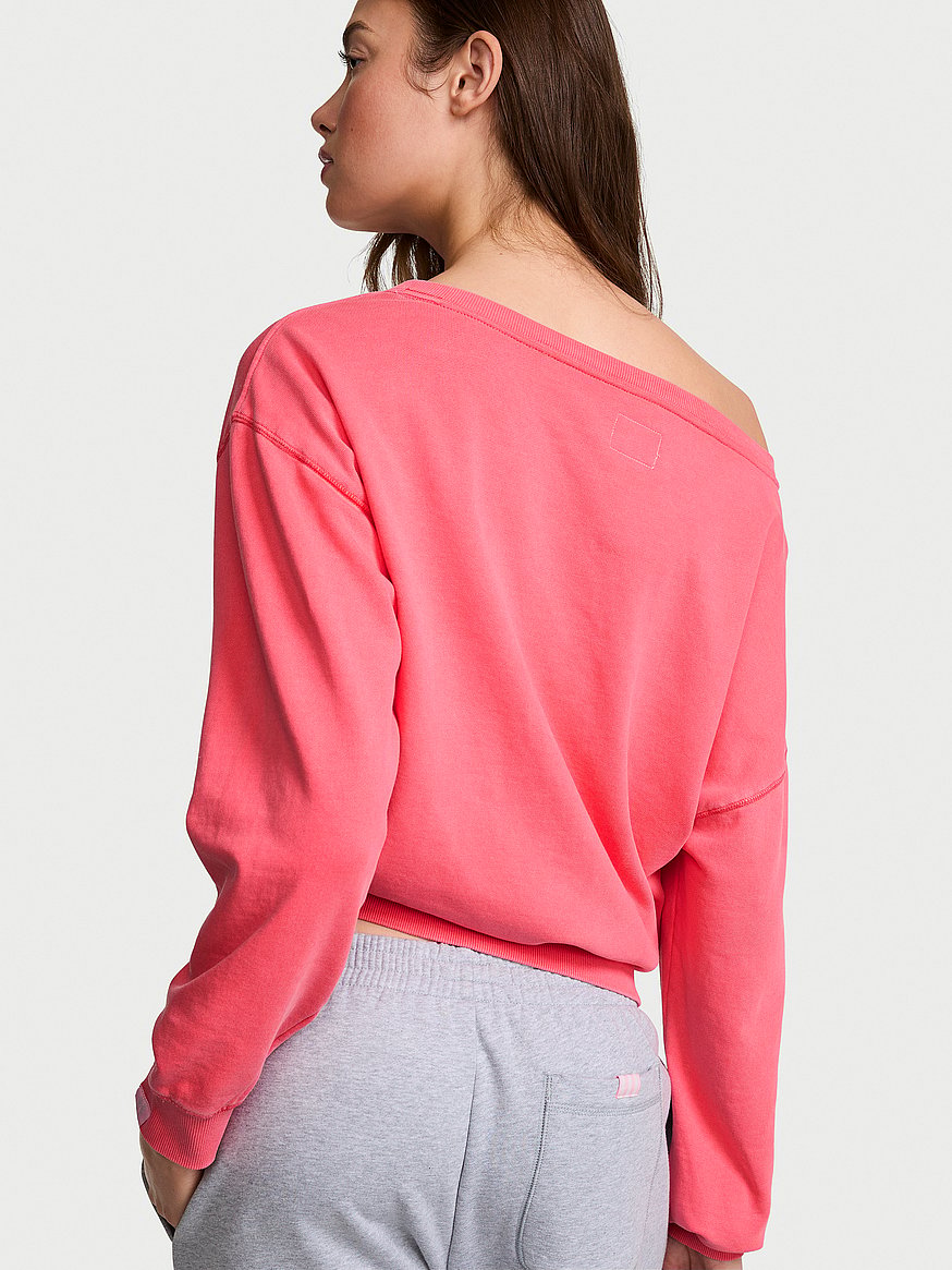 off duty terry boatneck sweatshirt off duty terry boatneck sweatshirt