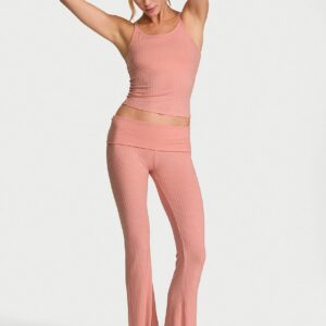 sosoft™ modal wide rib tank & foldover pants set