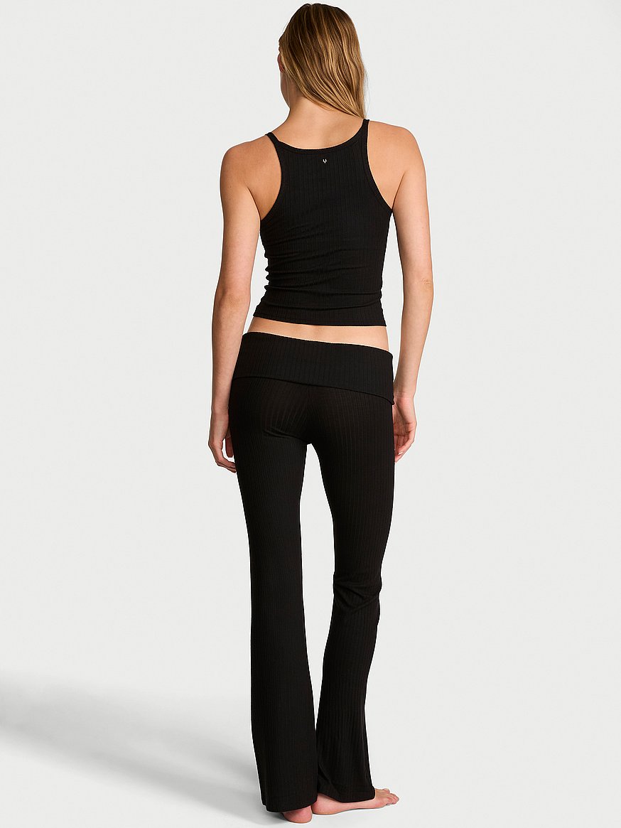 sosoft™ modal wide rib tank & foldover pants set sosoft™ modal wide rib tank & foldover pants set