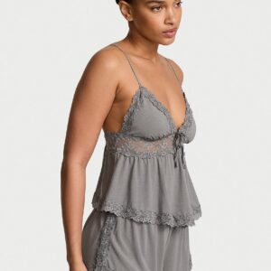 sosoft™ modal lace trim cami & shorts set