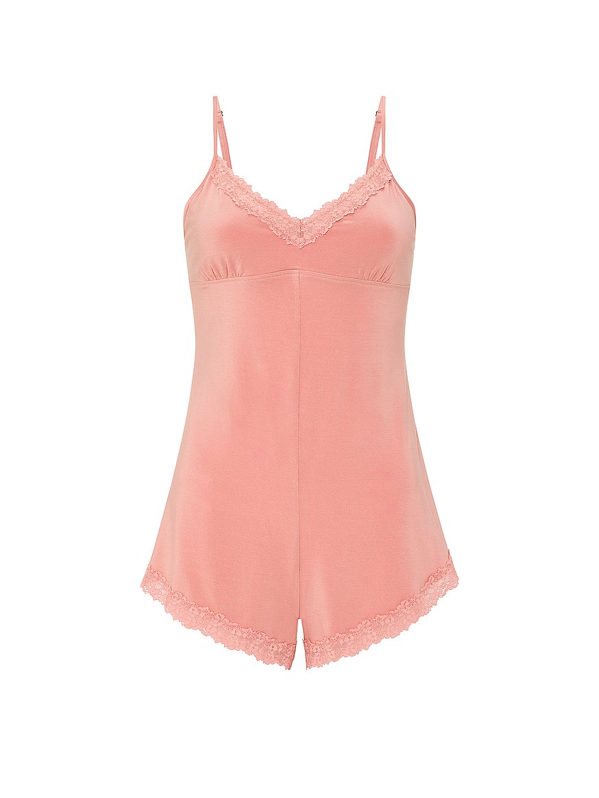 sosoft™ modal lace trim romper sosoft™ modal lace trim romper