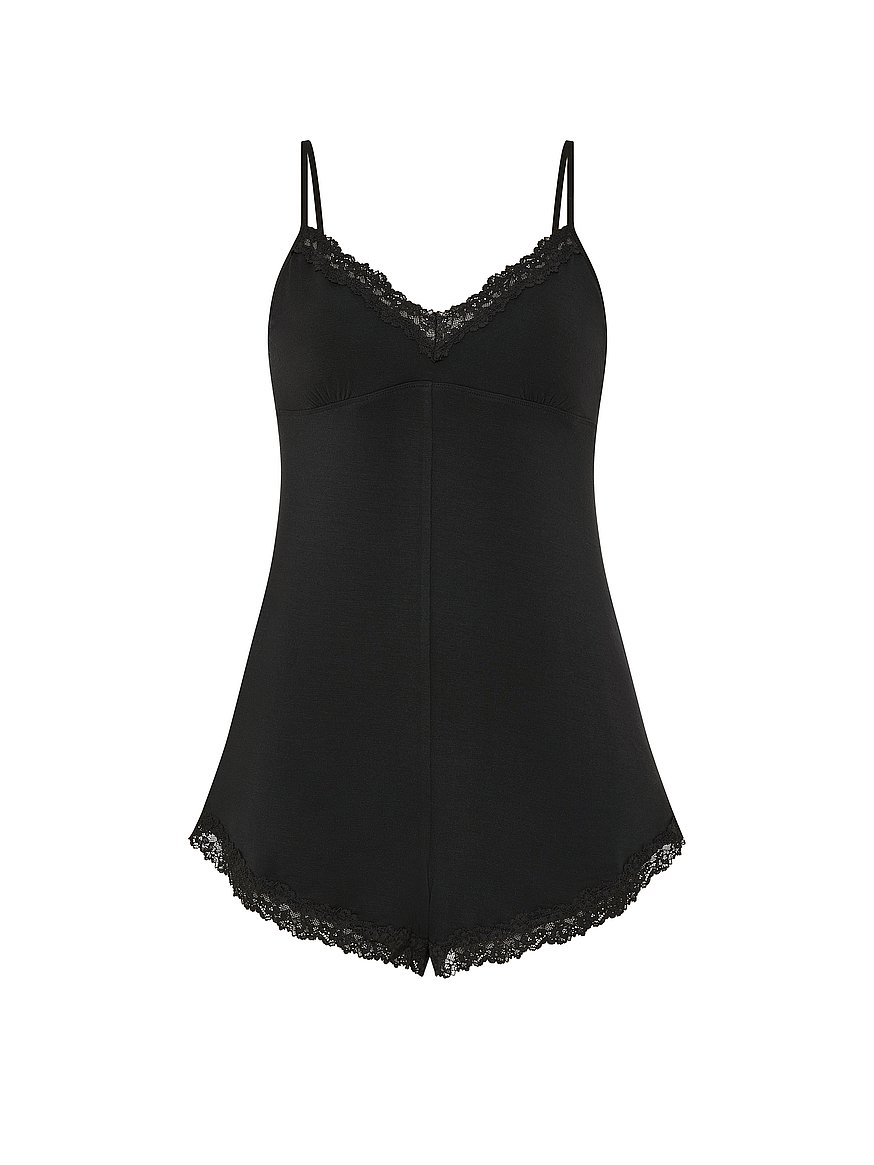 sosoft™ modal lace trim romper sosoft™ modal lace trim romper