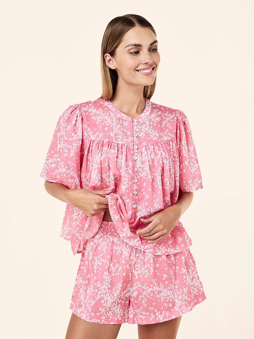 cheri blossom gathered boxer pj cheri blossom gathered boxer pj