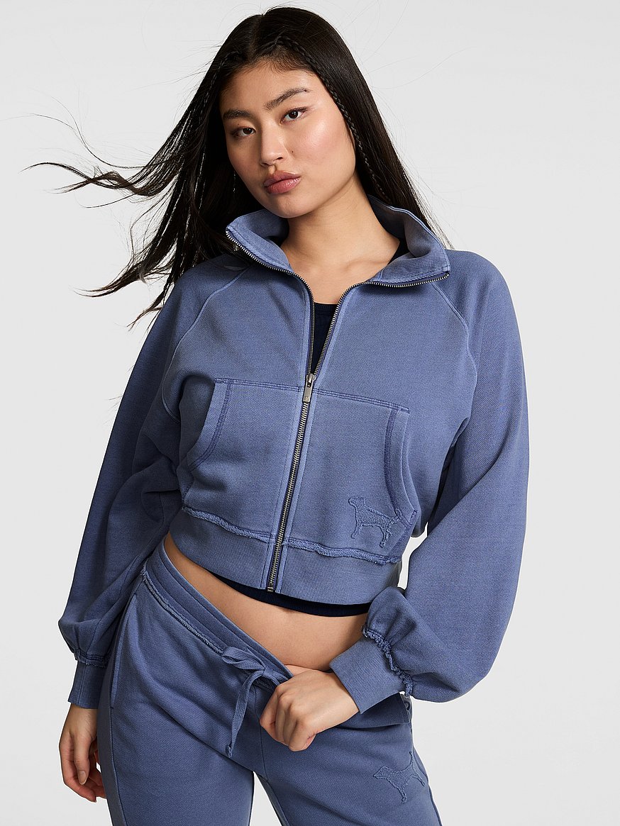 campus terry™ mock neck full zip sweatshirt campus terry™ mock neck full zip sweatshirt
