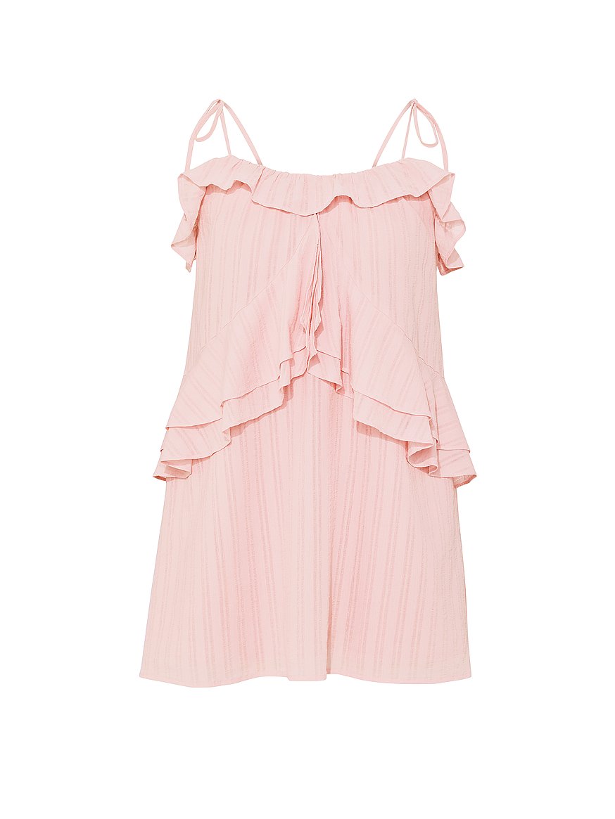 flowy ruffle mini dress flowy ruffle mini dress