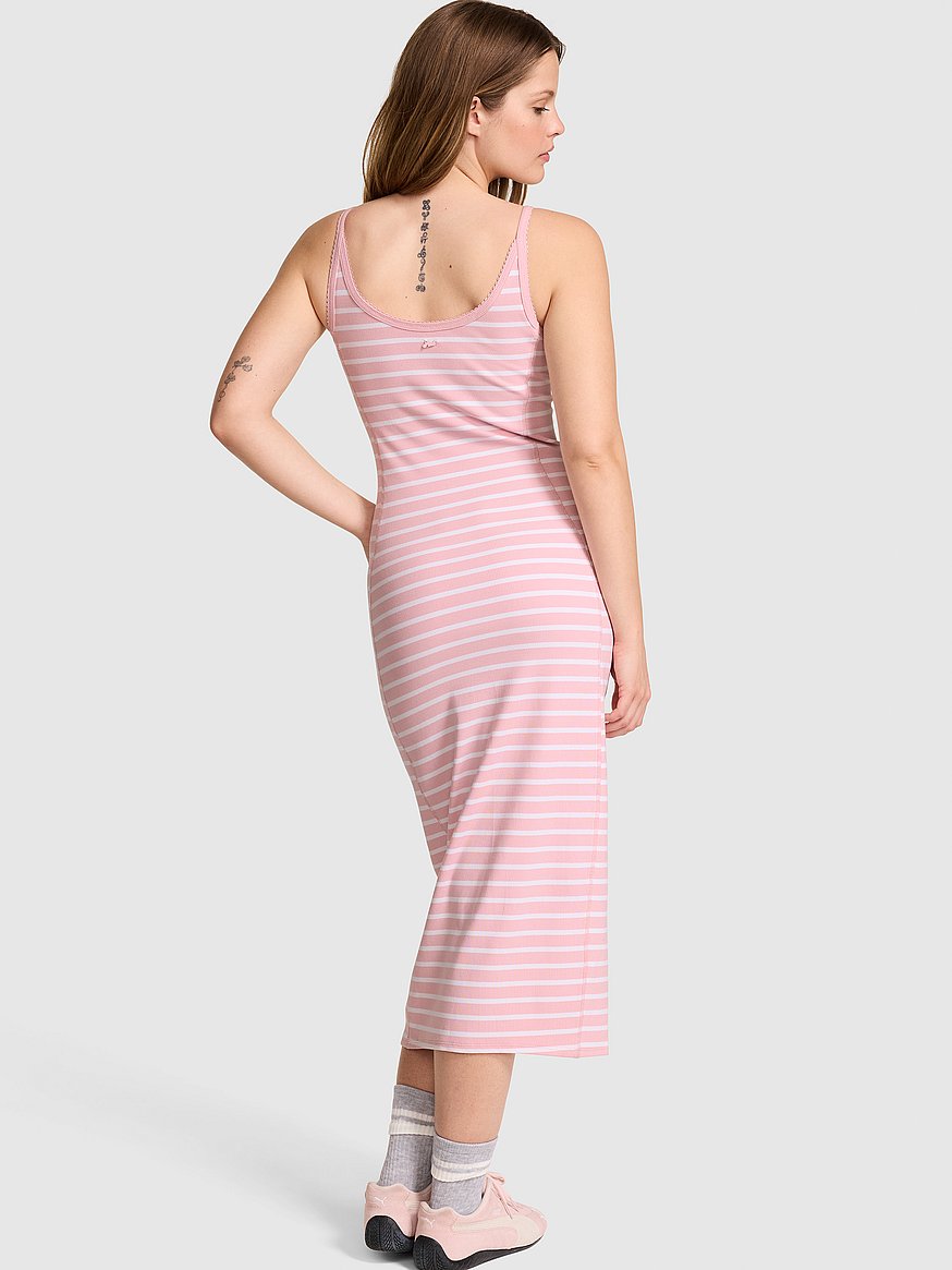 all day soft rib high neck midi dress all day soft rib high neck midi dress