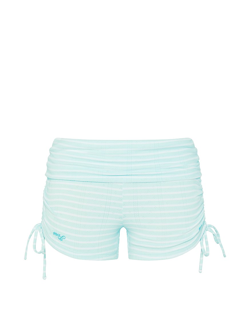 soft luxe pointelle foldover shorts soft luxe pointelle foldover shorts