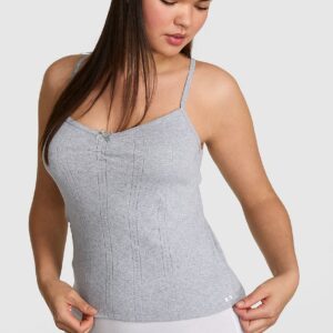pointelle sweetheart cami