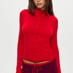 leo knit cardigan