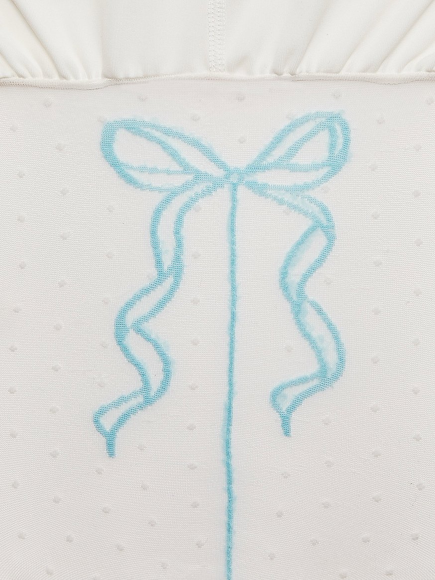 tease sheer bow bridal thigh highs tease sheer bow bridal thigh highs
