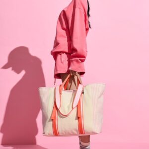 canvas carryall beach tote
