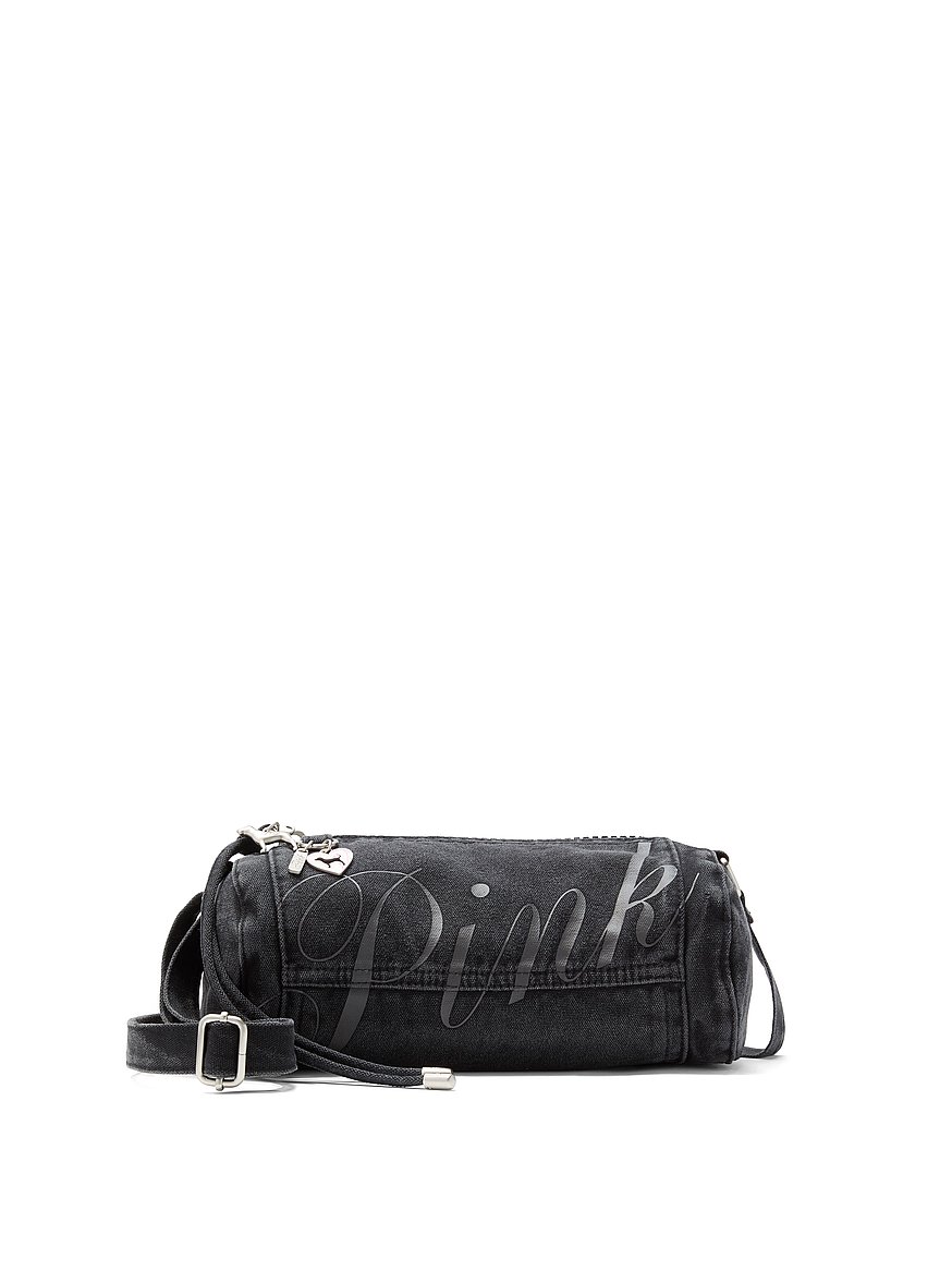 canvas rolled duffle shoulder bag canvas rolled duffle shoulder bag