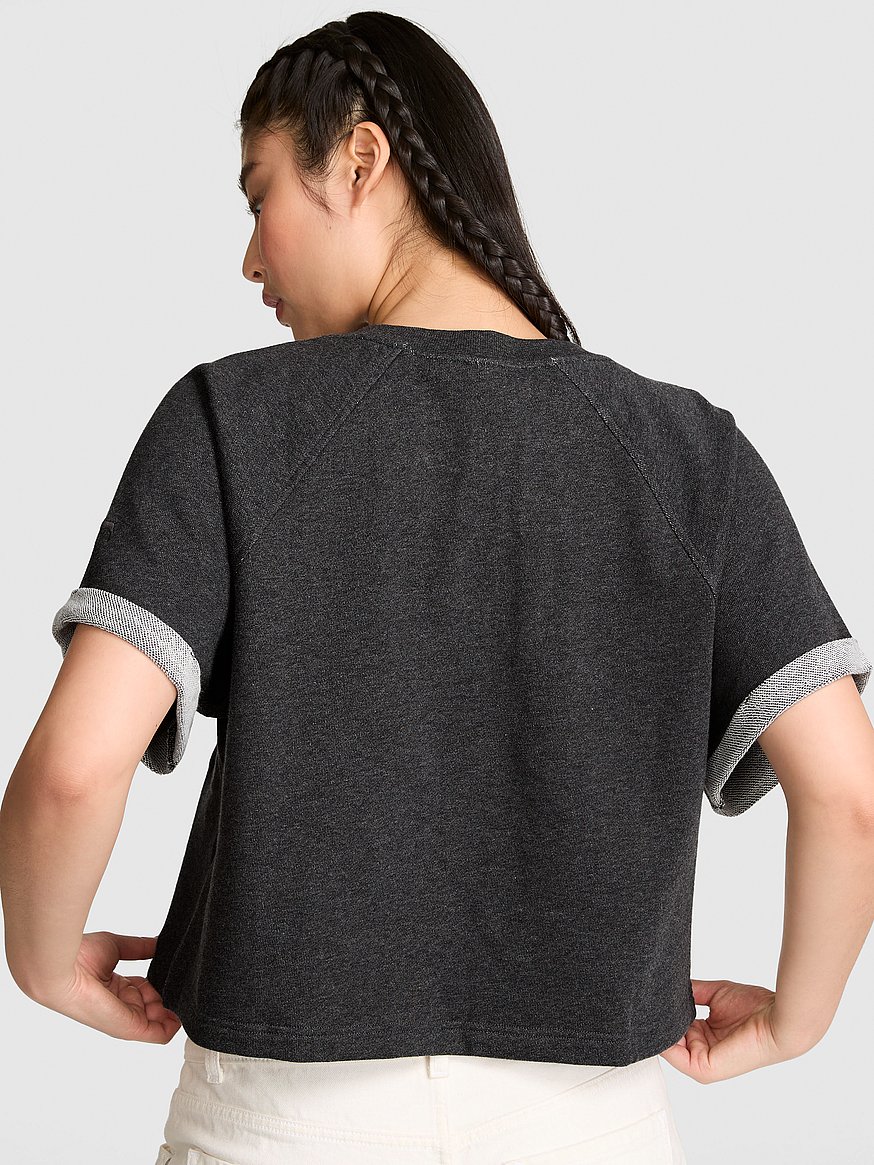 campus terry™ short sleeve crew sweatshirt campus terry™ short sleeve crew sweatshirt
